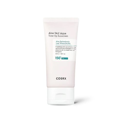 کرم ضد آفتاب مرطوب کننده آکوا تون آپ کوزارکس COSRX Aloe 54.2 Aqua Tone-Up Sunscreen