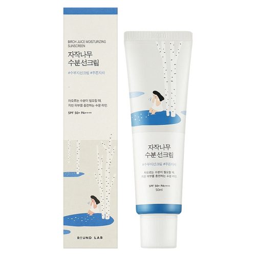 کرم ضد آفتاب مرطوب کننده شیره توس راندلب Round Lab Birch Juice Moisturizing Sun Cream