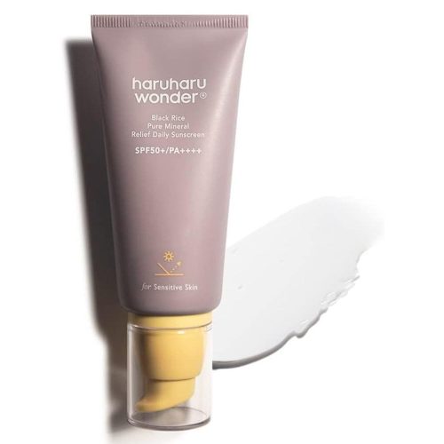 کرم ضد آفتاب مینرال برنج سیاه هاروهاور Haruharu Wonder Black Rice Pure Mineral Relief Daily Sunscreen