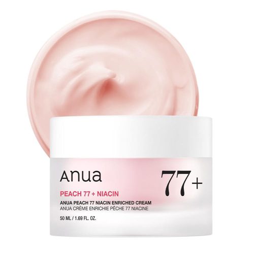 کرم نیاسین هلو آنوا آبرسان و روشن کننده ANUA Peach 77% Niacin Enriched Cream