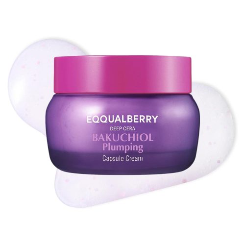 کرم کپسول باکوچیول اکوال بری لیفتینگ و کنترل منافذ EQQUALBERRY Deep Cera Bakuchiol Plumping Capsule Cream