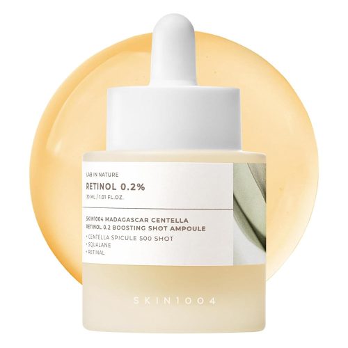 آمپول رتینول شات 0.2 درصد سنتلا اسکین 1004 جوانساز و ضد چین و چروک SKIN1004 Lab in Nature Madagascar Centella Retinol 0.2 Boosting Shot Ampoule