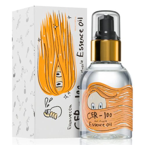 اسنس روغنی مو تقویت‌ کننده کلاژن و سرامید الیزاوکا Elizavecca CER-100 Hair Muscle Essence Oil