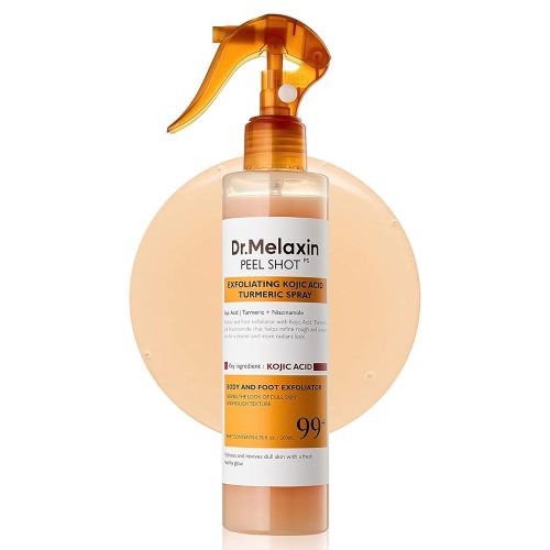 اسپری بدن کوجیک اسید و زردچوبه دکتر ملاکسین لایه بردار و روشن کننده Dr.Melaxin Peel Shot Exfoliating Kojic Acid Turmeric Spray