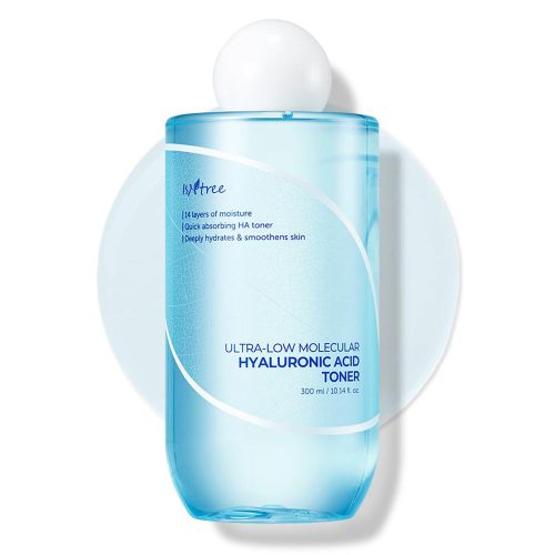تونر آبرسان هیالورونیک اسید ریز مولکولی ایزنتری Isntree Ultra-Low Molecular Hyaluronic Acid Toner