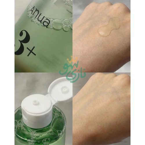 تونر آزلائیک اسید و 3 سیکا آنوا شفاف کننده و تسکین دهنده پوست Anua Azelaic 3 Cica Skin Clarifying Toner