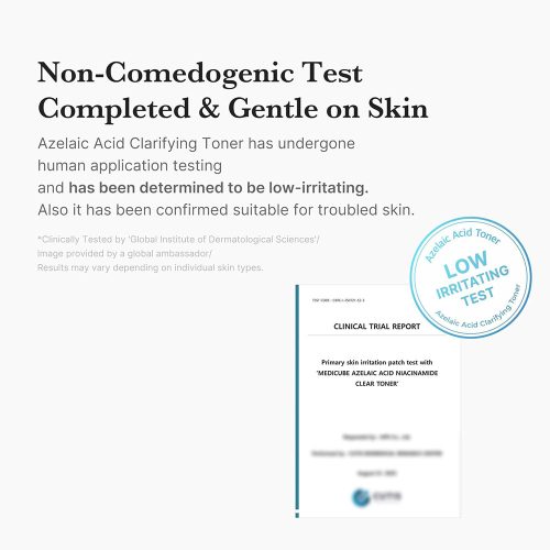 تونر آزلائیک اسید و نیاسینامید مدی کیوب ضدقرمزی و روشن کننده پوست Medicube Azelaic Acid Niacinamide Clear Toner