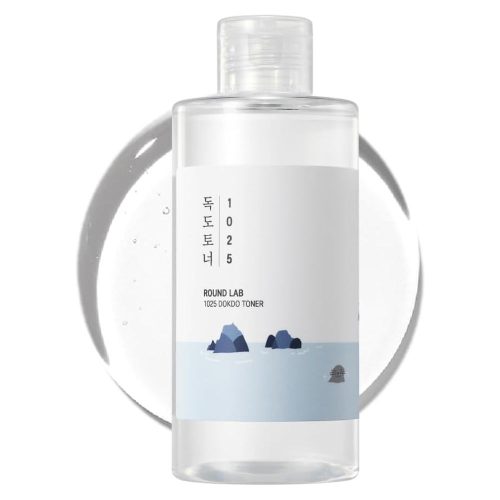 تونر تسکین دهنده و لایه بردار ملایم دوکدو راندلب Round Lab 1025 Dokdo Toner
