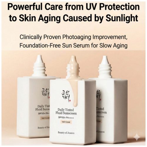 تینت ضد آفتاب فلوئیدی بیوتی اف جوسان 25 تینت ضدآفتاب فلوئیدی بیوتی اف جوسان Beauty of Joseon Daily Tinted Fluid Sunscreen