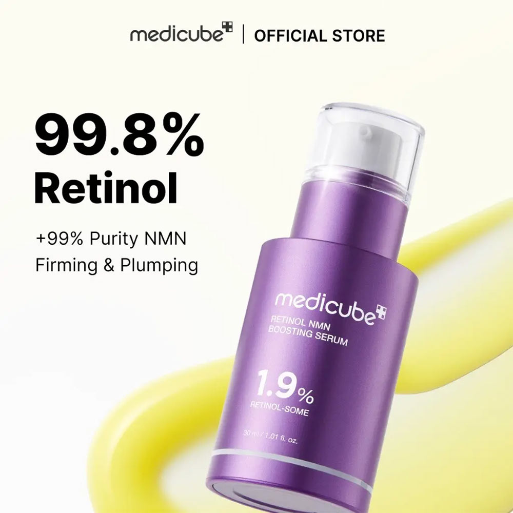 سرم رتینول و NMN مدی کیوب ضد چروک و جوانساز Medicube Retinol NMN Boosting Serum 6 سرم رتینول و NMV مدی کیوب ضد چروک و تقویت کننده Medicube Retinol NMN Boosting Serum