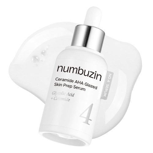سرم سراماید شماره 4 نامبوزین لایه بردار، مرطوب کننده و تقویت سد دفاعی پوست Numbuzin No.4 Ceramide Aha Glazed Skin Prep Serum