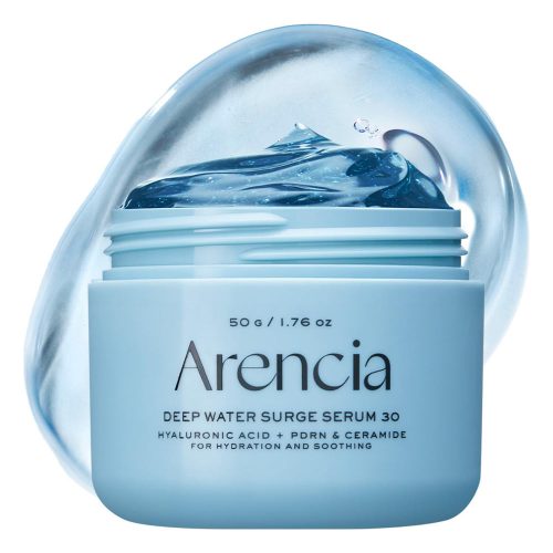 سرم شب هیالورونیک اسید، PDRN و سراماید آرنسیا آبرسان و تقویت سد دفاعی پوست Arencia Deep Water Surge Serum