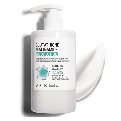لوسیون بدن گلوتاتیون و نیاسینامید APLB ضد لک و روشن کننده APLB Glutathione Niacinamide Body Lotion