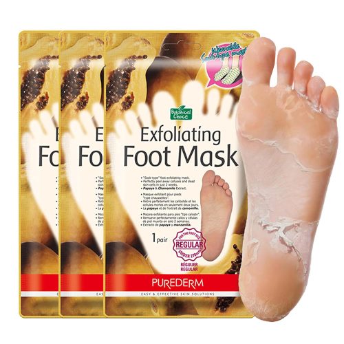 ماسک پا لایه بردار پاپایا پیوردرم Purederm Exfoliating Foot Mask