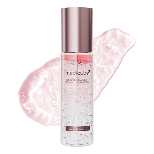 میست سرم ژله ای کلاژن و PDRN مدی کیوب آبرسان و درخشان کننده پوست Medicube PDRN Pink Collagen Glow Jelly Mist Serum