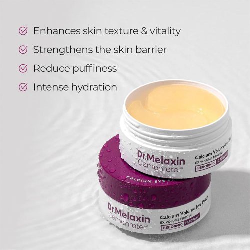 پچ دور چشم کلسیم سمنریت دکتر ملاکسین ضدچروک و روشن کننده Dr.Melaxin Cemenrete Calcium Volume Eye Patch
