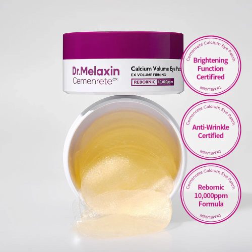 پچ دور چشم کلسیم سمنریت دکتر ملاکسین ضدچروک و روشن کننده Dr.Melaxin Cemenrete Calcium Volume Eye Patch
