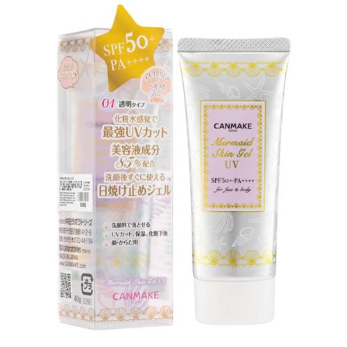 ژل ضد آفتاب کن میک Canmake Mermaid Skin Gel UV Clear