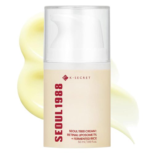 کرم رتینال لیپوزوم 1% و برنج تخمیر شده کی سکرت ضد چروک و جوانساز پوست K-SECRET SEOUL 1988 Cream Retinal Liposome 1% Fermented Rice