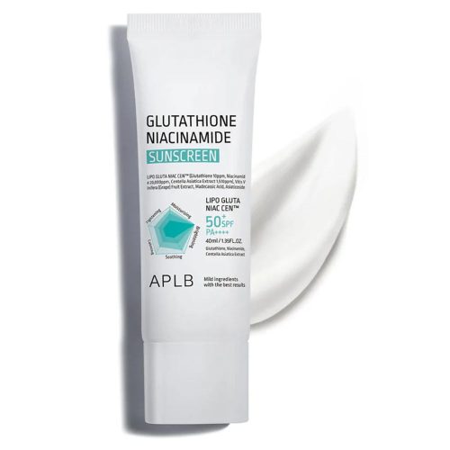 کرم ضد آفتاب گلوتاتیون و نیاسینامید APLB ضد لک و روشن کننده APLB Glutathione Niacinamide Sunscreen