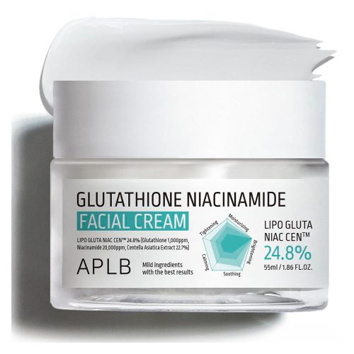 کرم گلوتاتیون و نیاسینامید APLB ضد لک و روشن کننده APLB Glutathione Niacinamide Facial Cream