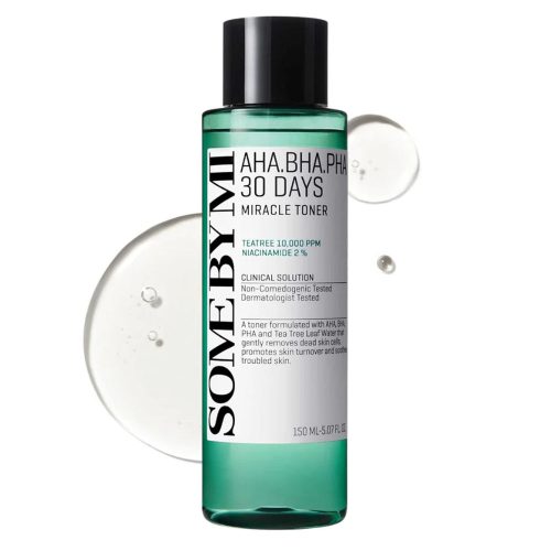 تونر 30 روزه میراکل سام بای می ضد جوش و لایه بردار Some By Mi AHA BHA PHA 30 Days Miracle Toner