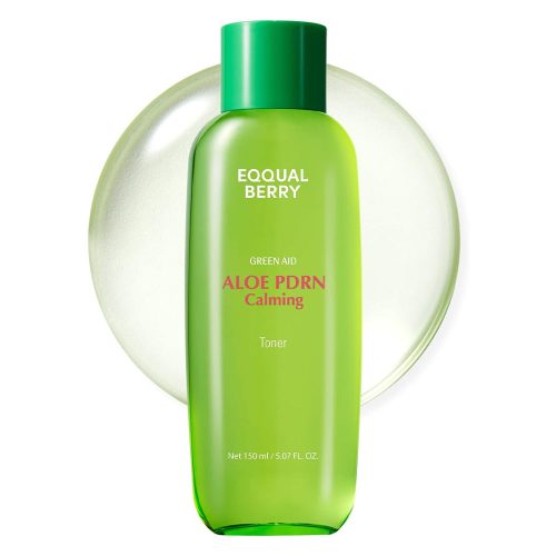 تونر آلوئه PDRN آکوال بری تسکین دهنده و خنک کننده EQQUALBERRY Aloe PDRN Calming Toner