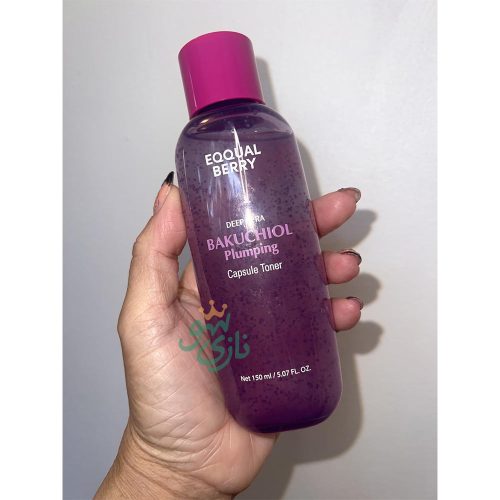 تونر کپسولی باکوچیول اکوال بری ضد چروک و لیفتینگ EQQUALBERRY Bakuchiol Plumping Capsule Toner