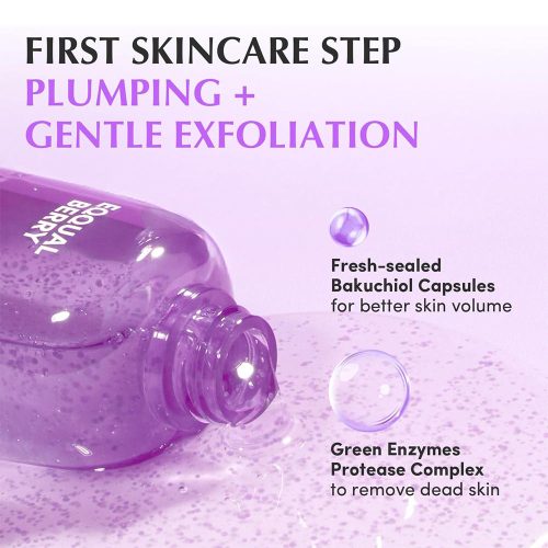 تونر کپسولی باکوچیول اکوال بری ضد چروک و لیفتینگ EQQUALBERRY Bakuchiol Plumping Capsule Toner