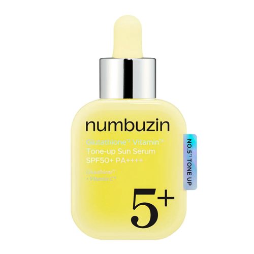سرم ضد آفتاب گلوتاتیون و ویتامین C شماره ۵ نامبوزین روشن کننده و تقویت کننده پوست Numbuzin No.5 Glutathione Vitamin C Tone-up Sun Serum