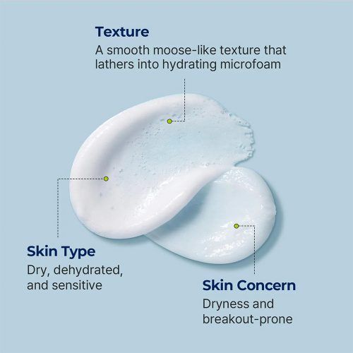 فوم شستشوی هیالورونیک اسید ریز مولکول توریدن آبرسان و مرطوب کننده پوست Torriden Dive In Low Molecular Hyaluronic Acid Cleansing Foam
