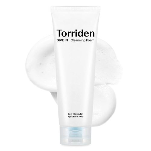 فوم شستشوی هیالورونیک اسید ریز مولکول توریدن آبرسان و مرطوب کننده پوست Torriden Dive In Low Molecular Hyaluronic Acid Cleansing Foam