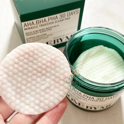 پد لایه بردار و ضد جوش 30 روزه میراکل سام بای می SOME BY MI AHA BHA PHA 30 Days Miracle Truecica Clear Pad