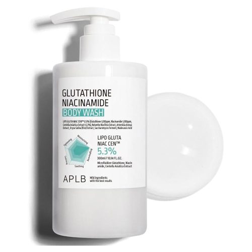 شامپو بدن گلوتاتیون و نیاسینامید APLB روشن کننده و مرطوب کننده APLB Glutathione Niacinamide Body Wash