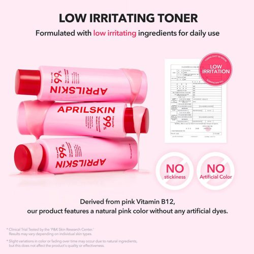 تونر میلکی ترانگزامیک اسید و نیاسینامید آپریل اسکین ضد لک و روشن کننده قوی پوست APRILSKIN TXA Niacinamide 99 Milky Toner