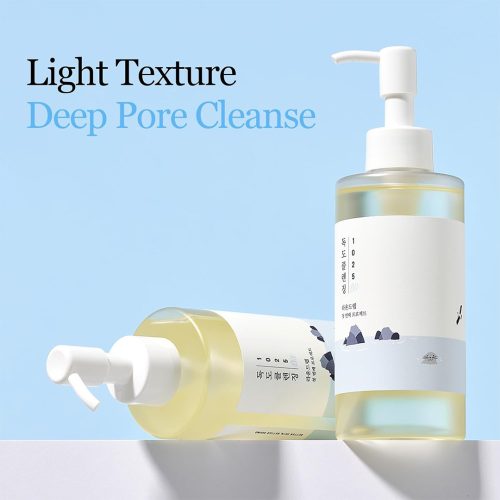 شوینده روغنی دوکدو راندلب کنترل چربی و منافذ، ضد جوش و تسکین دهنده ROUND LAB 1025 Dokdo Cleansing Oil