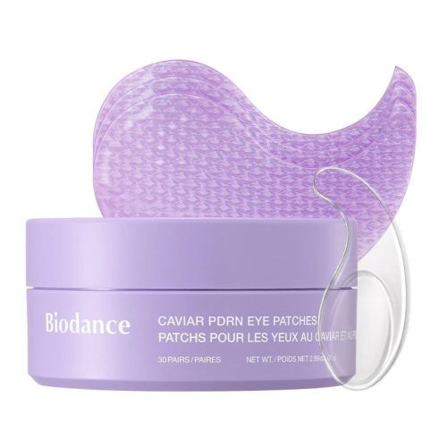 پچ زیر چشم خاویار و PDRN بایودنس روشن کننده و جوانساز پوست BIODANCE Caviar PDRN Eye Patches