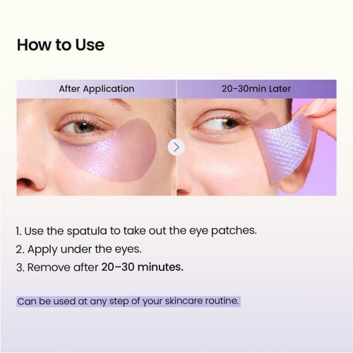 پچ زیر چشم خاویار و PDRN بایودنس روشن کننده و جوانساز پوست BIODANCE Caviar PDRN Eye Patches