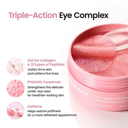 پچ زیر چشم کلاژن و پپتاید بایودنس ضد چروک، آبرسان و روشن کننده Biodance Collagen Peptide Eye Patches
