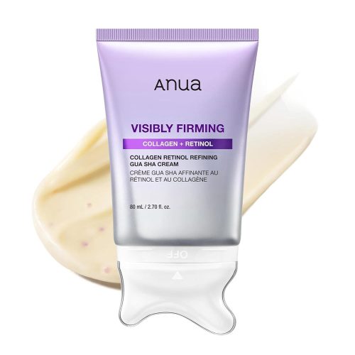 گواشا کرم رتینول و کلاژن آنوا ضد چروک، جوانساز و لیفت کننده Anua Collagen Retinol Refining Gua Sha Cream