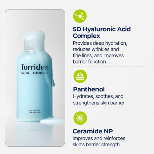 بوستر-آبرسان-هیالورونیک-اسید-و-تقویت-کننده-پوست-توریدن-Torriden-DIVE-IN-Low-Molecule-Hyaluronic-Acid-Skin-Booster