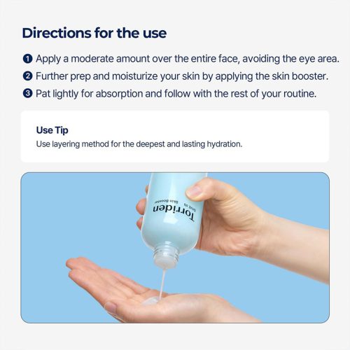 بوستر-آبرسان-هیالورونیک-اسید-و-تقویت-کننده-پوست-توریدن-Torriden-DIVE-IN-Low-Molecule-Hyaluronic-Acid-Skin-Booster
