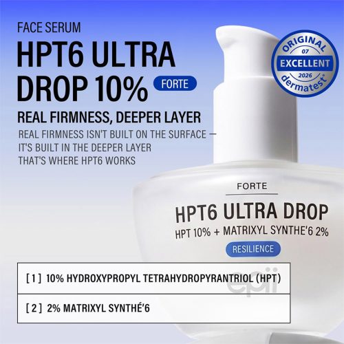 سرم ضد چروک قوی و سفت کننده HPT6 اولترا دراپ 10 درصد اپی 10 سرم ضد چروک قوی و سفت کننده HPT6 اولترا دراپ 10 درصد اپی epii HPT6 Ultra Drop 10%