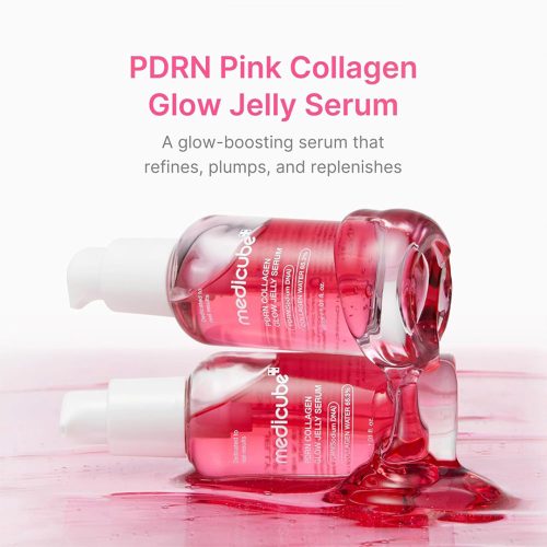 سرم ژلی PDRN و کلاژن مدی کیوب آبرسان، ضد چروک و درخشان کننده پوست medicube PDRN Collagen Glow Jelly Serum
