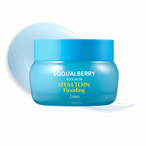 کرم هیالتوئین اکوال بری آبرسان، خنک کننده و تسکین دهنده قرمزی پوست Eqqualberry Hyaltoin Flooding Cream