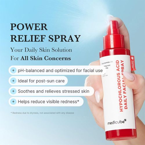 اسپری هیپوکلروس اسید مدی کیوب ضد جوش و تسکین دهنده medicube Hypochlorous Acid Daily Facial Spray
