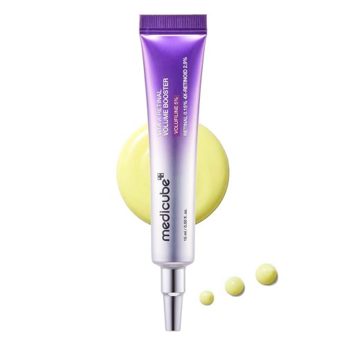 بوستر سرم ضد چروک و حجم‌ دهنده رتینال و ولوفیلین ۵٪ مدی‌ کیوب medicube Vita A Retinal Volume Booster Serum