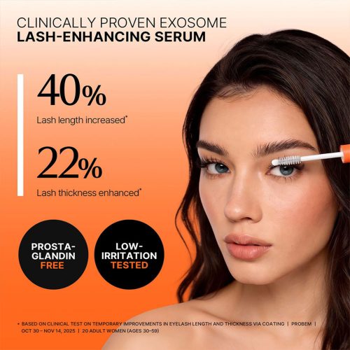 سرم تقویت مژه حجم دهنده و بلند کننده لیلیوئه lilyeve Grow Turn Exosome Dual Lash Serum
