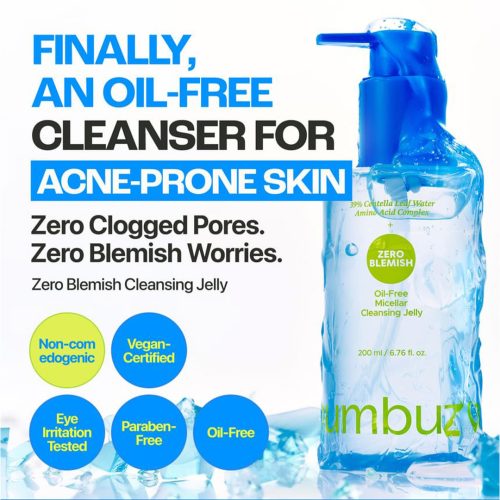 میسلار ژلی ضد جوش اویل فری نامبوزین numbuzin Zero Blemish Oil Free Micellar Cleansing Jelly