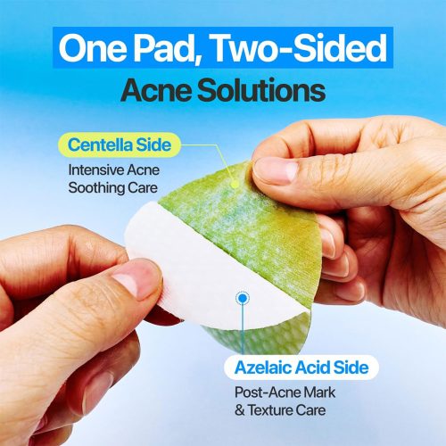 پد تونر ضد جوش آزلائیک اسید و سیکا نامبوزین numbuzin Zero Blemish Azela Cica Balancing Dual Pads